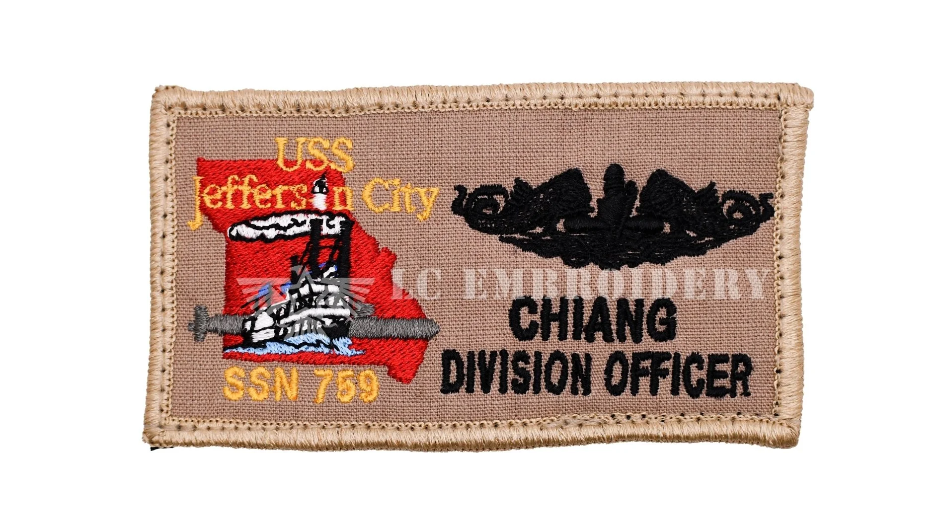40.- USS JEFFERSON CITY SSN 759 — LC EMBROIDERY & CLEANERS